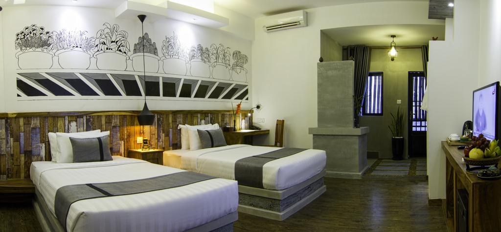 Double Leaf Boutique Hotel Phnom Penh Bagian luar foto
