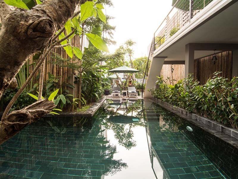 Double Leaf Boutique Hotel Phnom Penh Bagian luar foto
